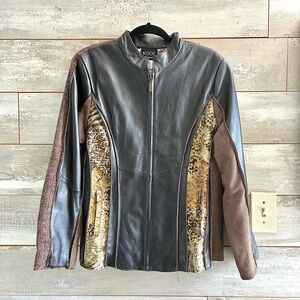 Koos of course! Art To Wear Leather Moto Jacket